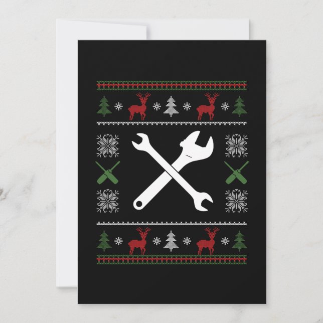 Invitación Ingeniero Mecánico Técnico Mecánico Automotriz (Anverso)