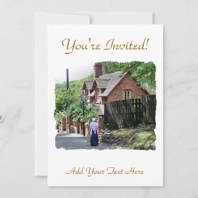 INVITACIÓN INGLATERRA VICTORIANA (Anverso)