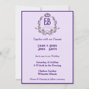 Invitación inicial del Escudo de la Corona