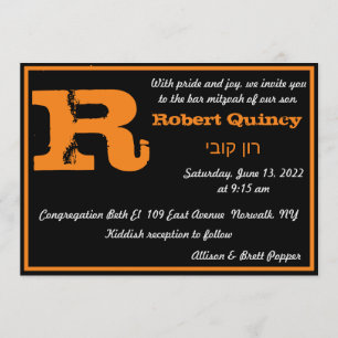 Invitación inicial Grunge R
