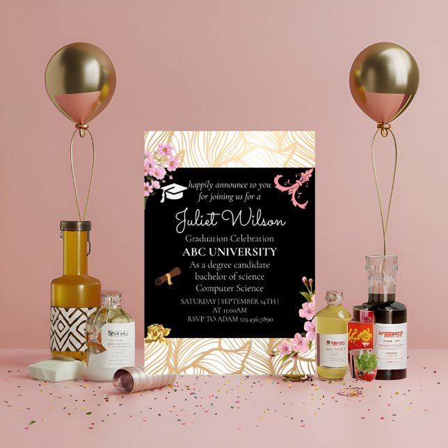 Invitación Inicio de la graduación universitaria en Shine (Subido por el creador)