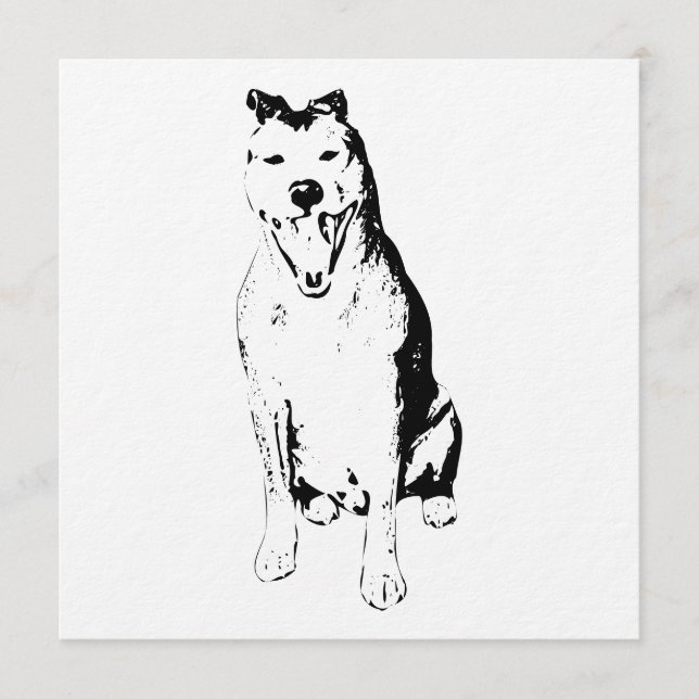 Invitación Inkstroke Lively Form (Anverso)