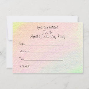 Invitación Inocentes de abril -