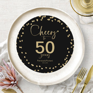 Invitación Inserto de plato de carga para aniversario de boda