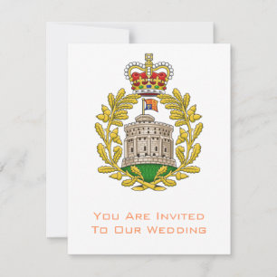 Invitación Insignia de la casa de Windsor