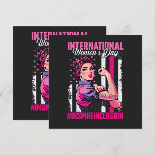 Invitación Inspirar Inclusión 8 Marzo Internacional 