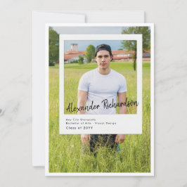 Invitación Instantánea autografiada | 5 Partido de Graduación