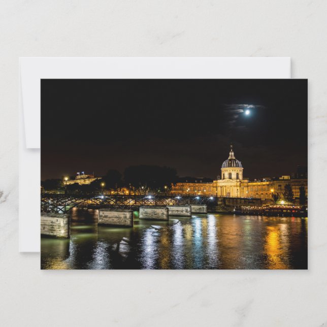 Invitación Institut de France y Pont des Arts - París (Anverso)