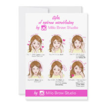 Instrucción de cuidado posterior a microblading de