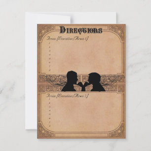 Invitación Instrucciones de conducción de Personalizados de l