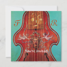Invitación INSTRUMENTO MUSICAL ANTIGUO, LIRONE Música de Conc