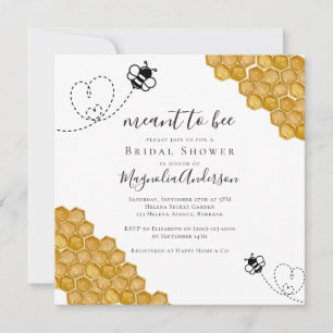 Invitación Intención de ser ducha de novias