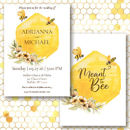 Invitación Intención de ser invitado a una boda rústica