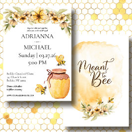 Invitación Intención de ser invitado a una boda rústica