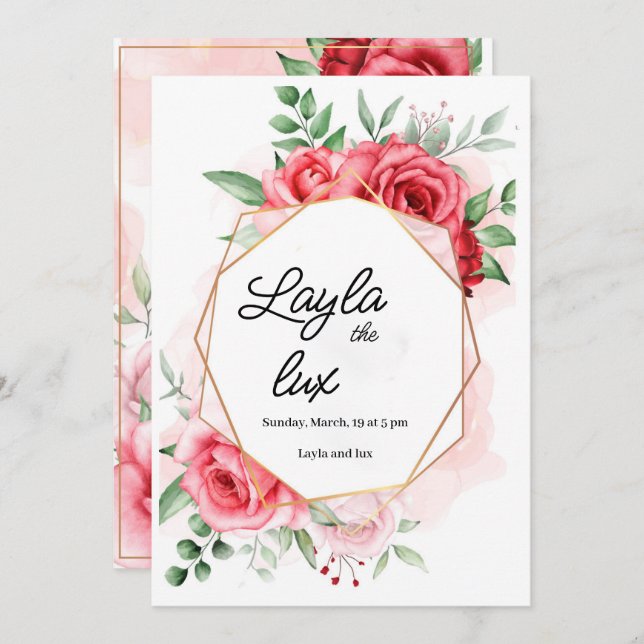 Invitación Intenta describir tu artículo como lo haría un com (Anverso / Reverso)