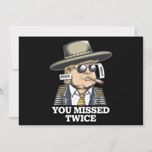 Invitación Intento de asesinato de Trump Trump 2024 Te lo per