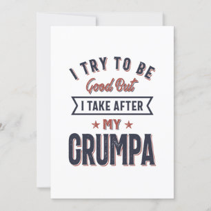 Invitación Intento Ser Bueno Pero Me Llevo Después De Mi Grum