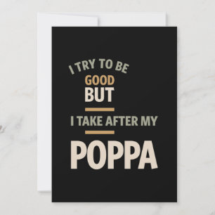 Invitación Intento Ser Bueno, Pero Me Llevo Después De Mi Pop
