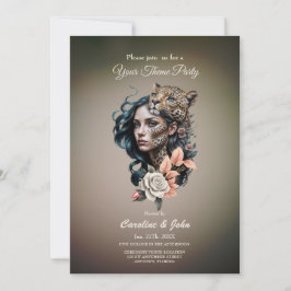 Invitación Interacción fascinante entre el animal y el humano