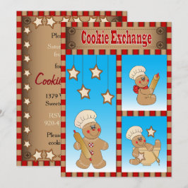 Invitación Intercambio anual de cookies con nuestros panadero