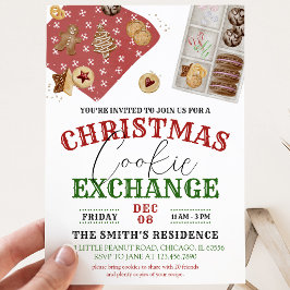 Invitación Intercambio de Galletas de Navidad