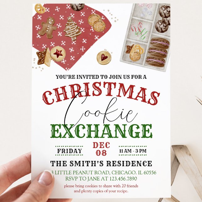Invitación Intercambio de Galletas de Navidad (Subido por el creador)
