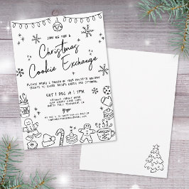 Invitación Intercambio de Galletas de Navidad Caprichosas Dib