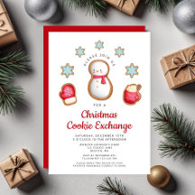 Intercambio de Galletas de Navidad del Muñeco de N