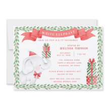 Intercambio de obsequios de Navidades de Elefantes