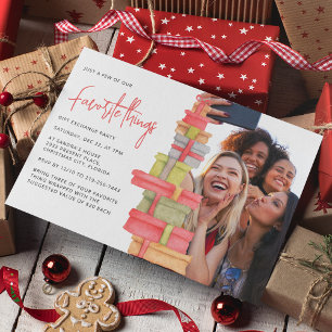Invitación Intercambio de Regalos de Cosas Favoritas Fiesta N