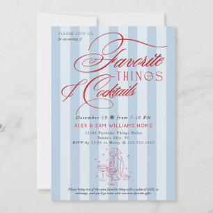 Invitación Intercambio de Regalos Navideños de Cosas Favorita