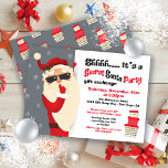 Invitación Intercambio de regalos secretos de Santa Fiesta<br><div class="desc">Shhh... es un intercambio de regalos secreto de Santa o un intercambio con Santa mirando a la vuelta de una esquina y un montón de regalos divertidos. Para realizar más cambios, vaya a Personalizar esta plantilla. En la parte inferior verás "¿Quieres personalizar este diseño aún más? Haga clic en la...</div>