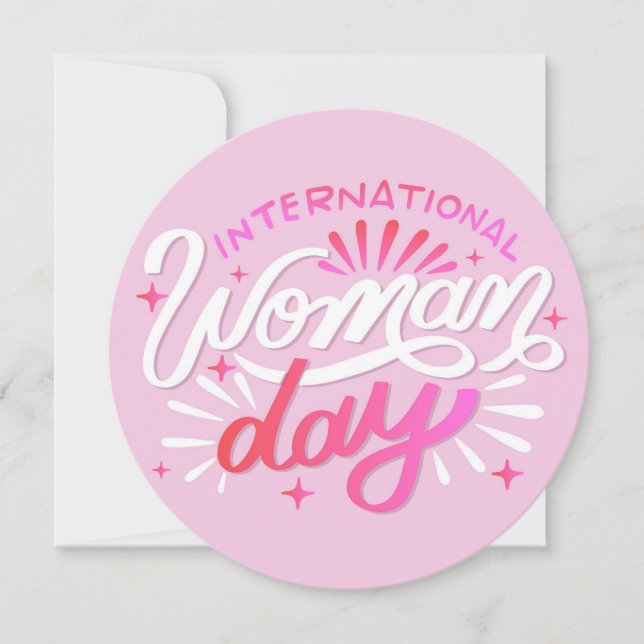 Invitación International Woman Day (Anverso)