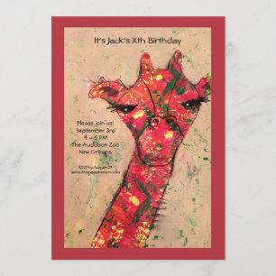 Invitación intrépida abstracta de la fiesta de