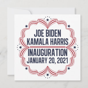 Invitación Investidura de Joe Biden Kamala Harris 2021