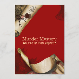 Invitación Investigación del asesinato que dun la