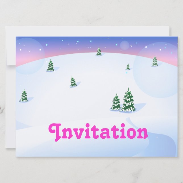 Invitación Invierno (Anverso)