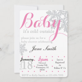 Invitación Invierno Baby Shower