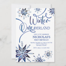 Invierno de Onederland Primer cumpleaños