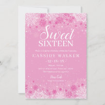 Invierno De Snowflake Rosa Wonderland Dulce Diecis