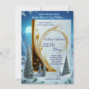 Invitación INVIERNO en un mágico país de las maravillas