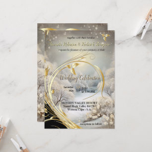 Invitación INVIERNO en un mágico país de las maravillas