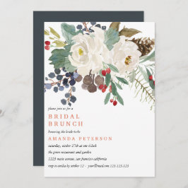 Invitación Invierno místico | Boda Bridal Brunch