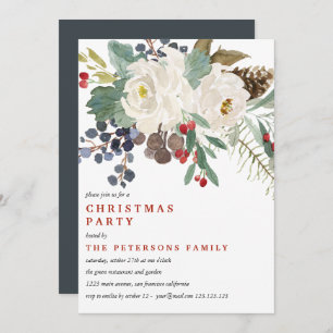 Invitación Invierno místico   Fiesta de NAVIDADES