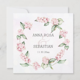 Invitación *~* Invierno Nieve Berry Boho QR RSVP AR12 Boda