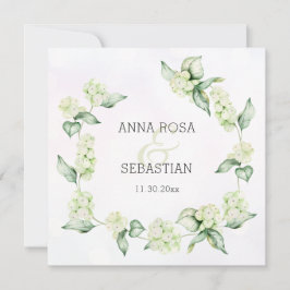 Invitación *~* Invierno Nieve Berry Boho RSVP QR AR12 Boda