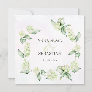 Invitación *~* Invierno Nieve Berry Boho RSVP QR AR12 Boda