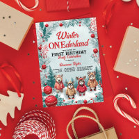 Invierno Onederland Animales Primera fiesta de cum