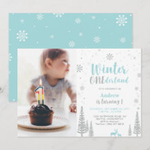 Invierno Onederland, Niño 1er Cumpleaños Foto