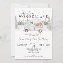 Invierno Onederland Primer cumpleaños, primer cump